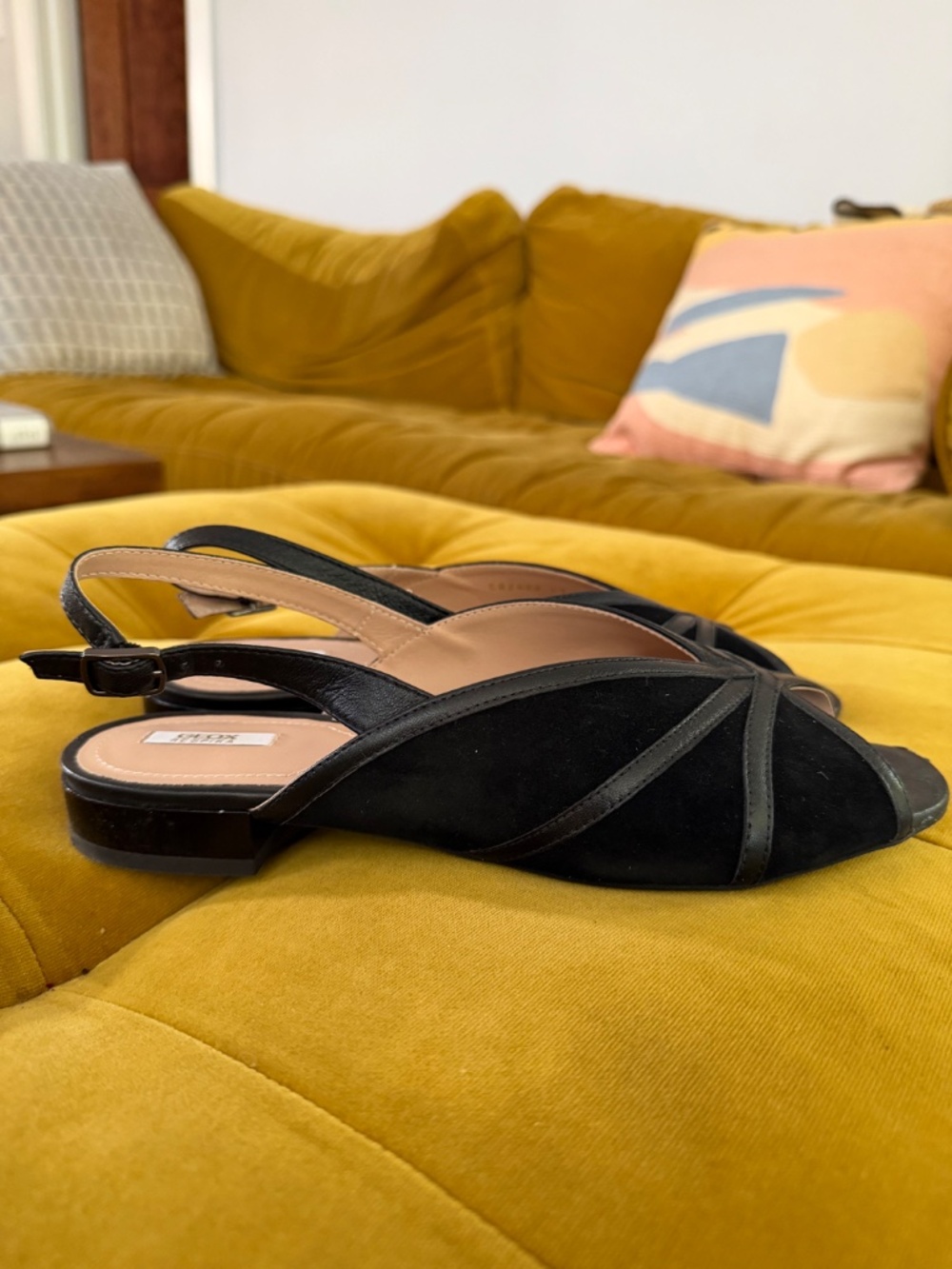 Geox Open-Toed Slingback Flats - Picture 2 of 4